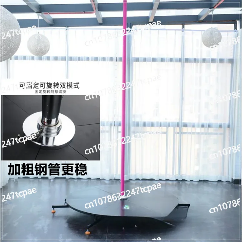 Yoga studio round mobile portable dance home school special gym weight loss belly pole dance stage