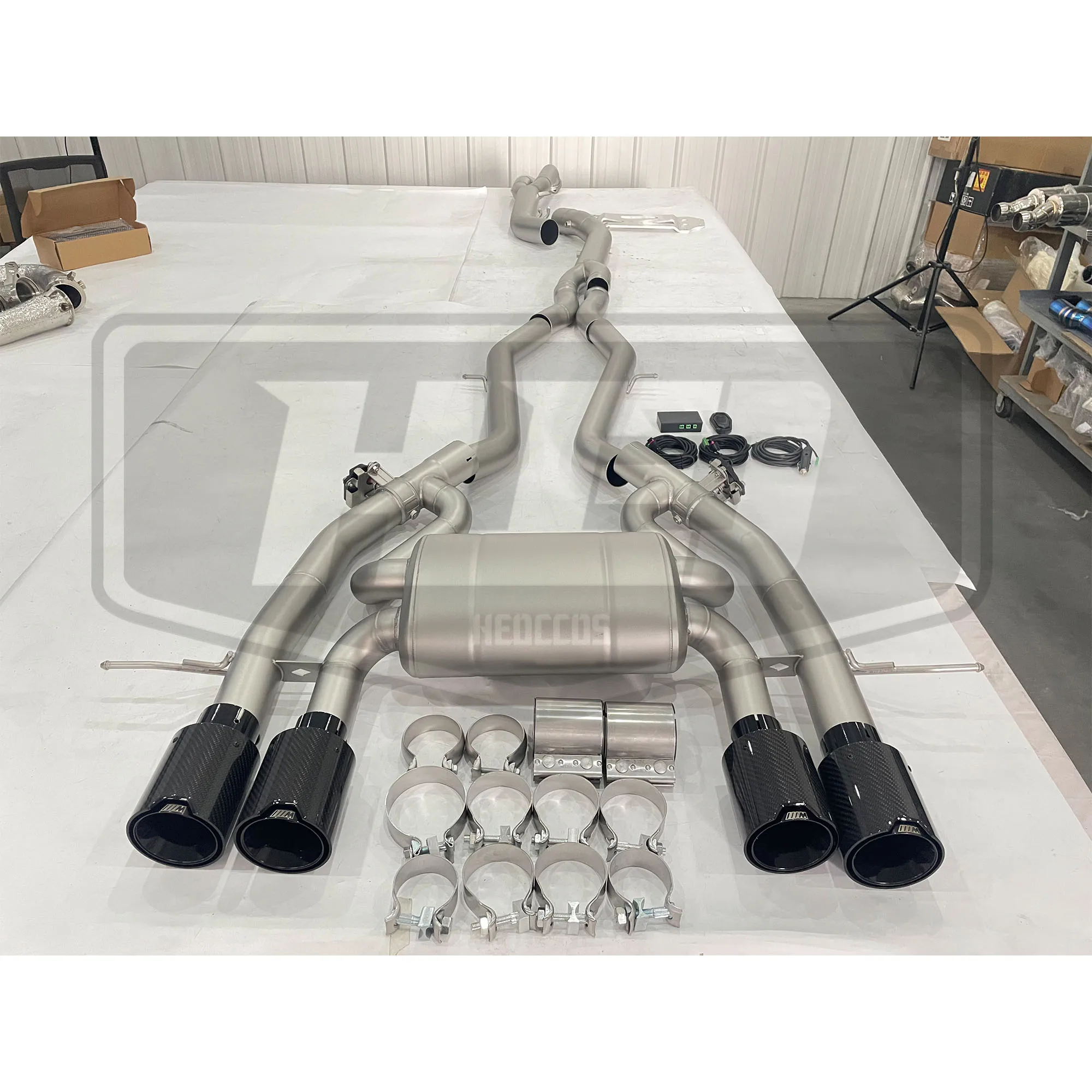 High-Quality Stainless Stee Valvetronic Catback Exhaust System for BMW G80 M3/M4 G82 G8X S58 Enhances Sound and Performance