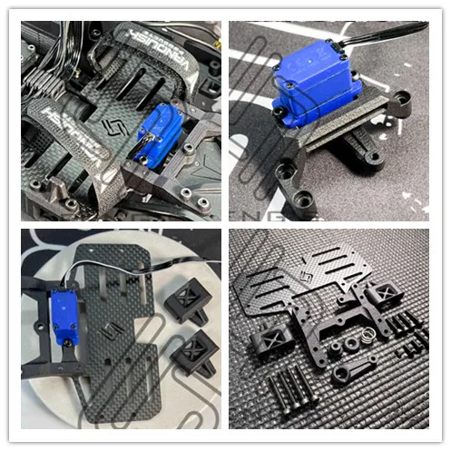 Vanquish Products  VS4-10 Phoenix PHL-8 FJ40 Internation 1/10 Scale ROCK Crawler Truck Battery SERVO bRACKET MOUNT KITS