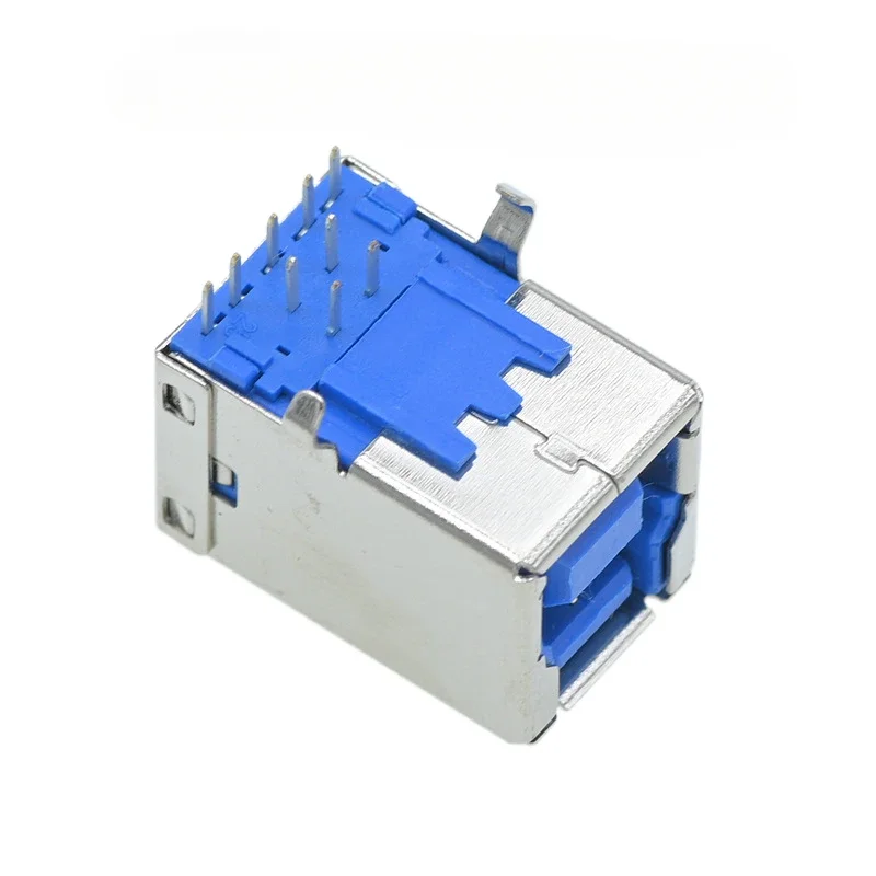 5PCS USB 2.0 USB 3.0 Connector Socket Jack Female Male B Type 90°/180°Connector Soldering PCB Connector Printer interface