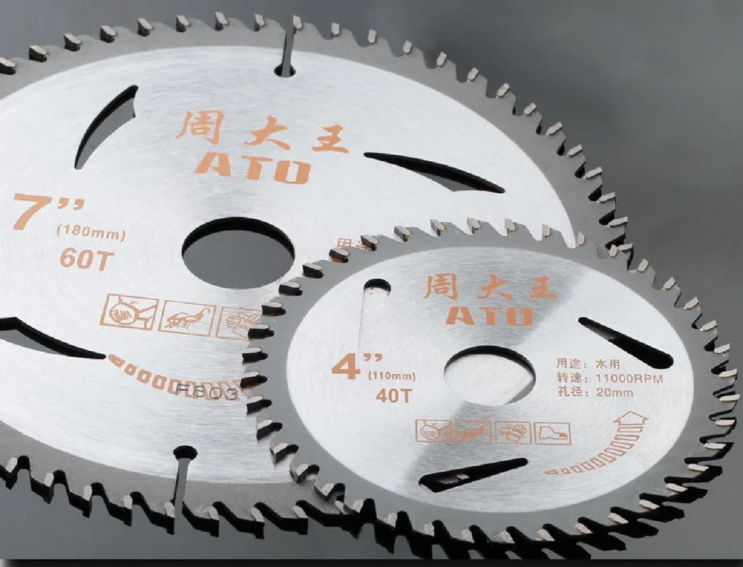 YG8 4inch Ultra-thin Alloy Wood Cutting Disc 110mm Carbide Circular Saw Disc For Wood Anti-nail Wood Disc For Grinder
