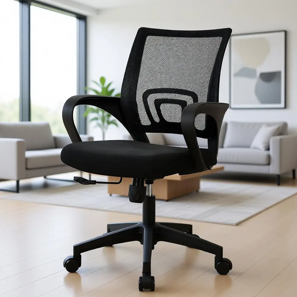 

Ergonomic Mesh Gaming Chair with Adjustable Height, Lumbar Support, and Swivel for Comfortable Use