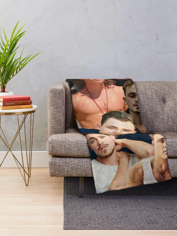 Dacre Montgomery Photo Collage Throw Blanket For Decorative Sofa for babies Thermals For Travel Blankets