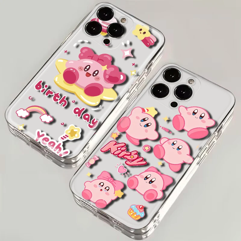 Kirby cute Soft Case for Tecno Spark 5 AIR 6 GO 7 7T 7P KF6 LD7 KE7 KE5 Pova 2 Camon 16 17P 17 CG7 CG8 BC1 POP 4