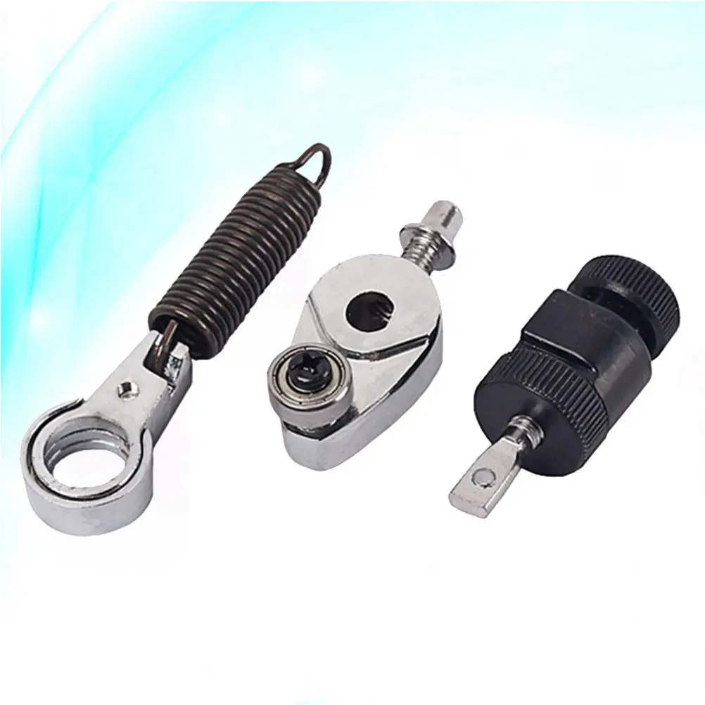 

Комплект пружин для педали бас-барабана, металлический пружинный натяжитель, высокопрочная запасная часть для бас-барабана, аксессуары для ударных инструментов, черный