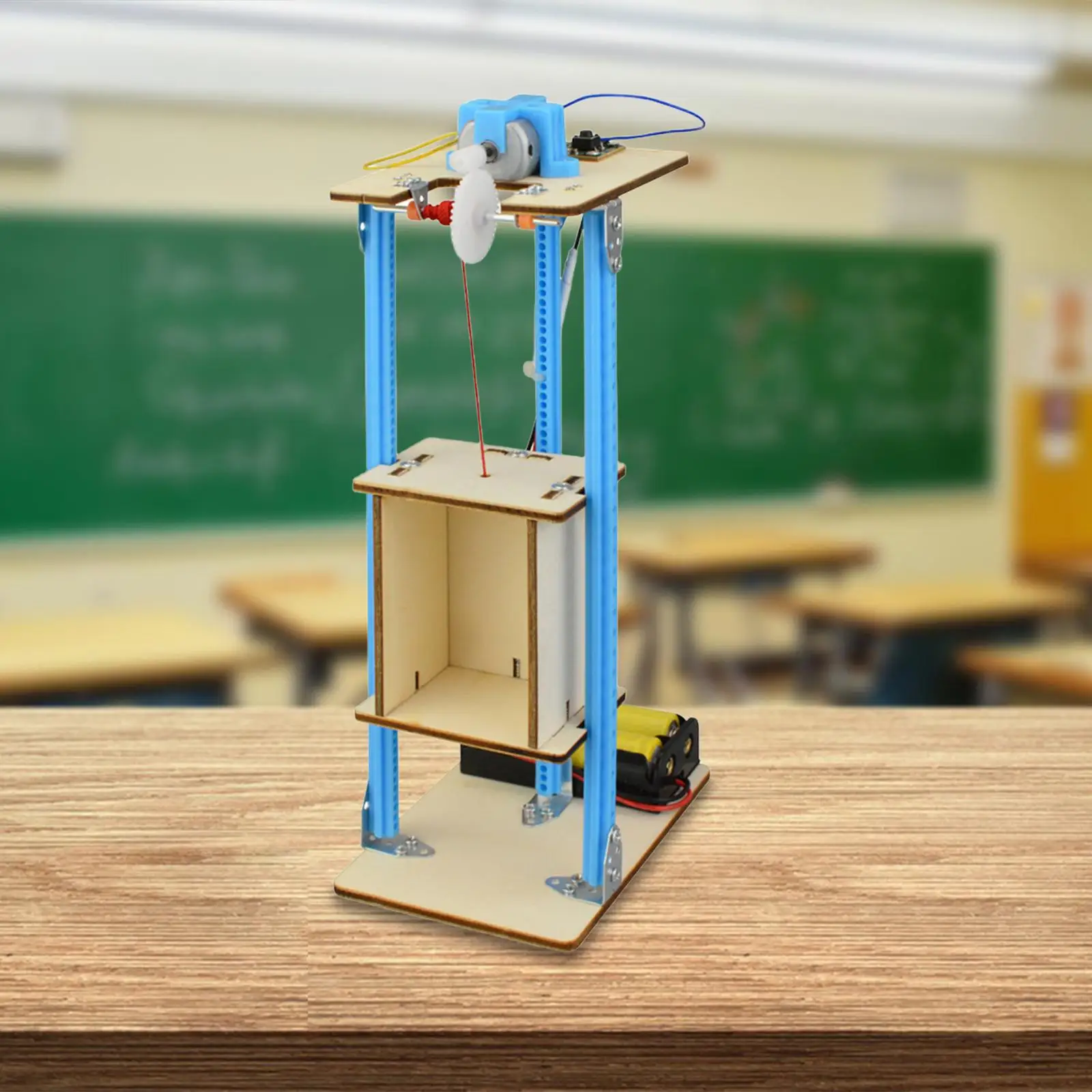

Деревянный конструктор-модель лифта DIY для детей: легкая сборка, научно-познавательный проект, развивающая игрушка для детей от 7 лет