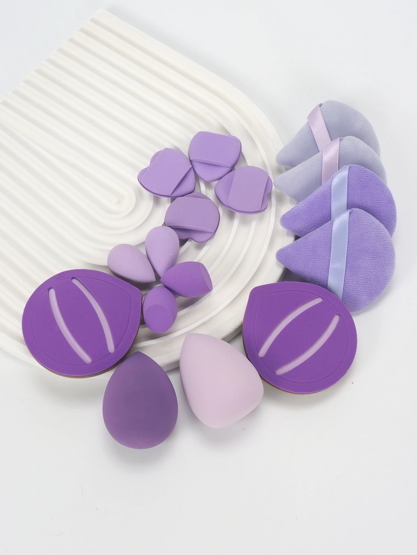 Keluli 16-delige set, breidt zich bij water blootgesteld, kan zowel nat als droog worden gebruikt, geschikt voor alle huidtypes