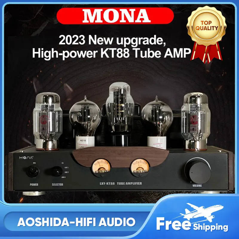 

Himing Mona LXY KT88 Tube Amplifier Rivals Wood Version KT88 High Power Audio Tube Amplifier HIFI Single-ended Pure Manual Amp