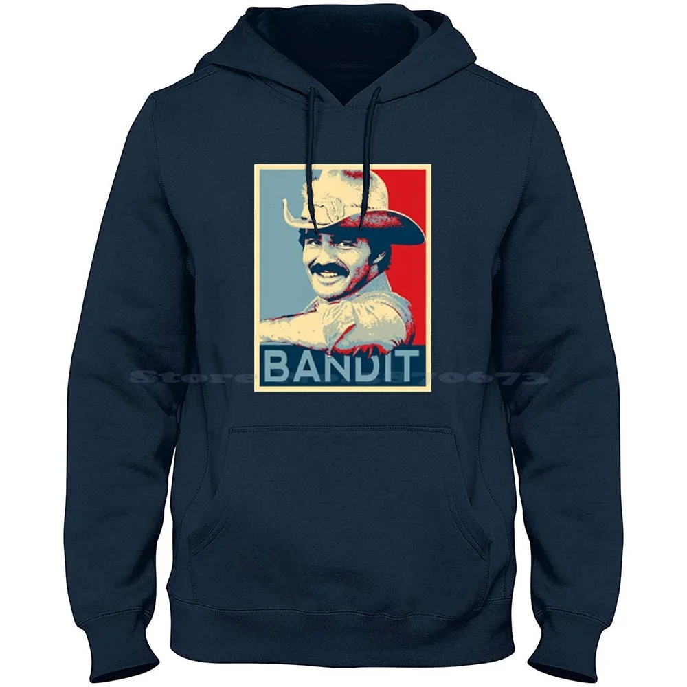 Bandit Vintage Distressed 100% Cotton Hoodie Burt Reynolds Firebird 70s Retro Smokey The Bandit Muscle Car Smokey And The