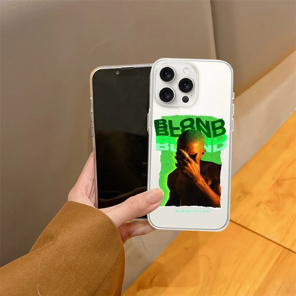 Singer Frank Blonde Oceans Hot  Phone Case For iPhone 15 14 13 12 11 Mini Pro Max X XR XSMax 7 8 Plus SE20 Transparent Cover