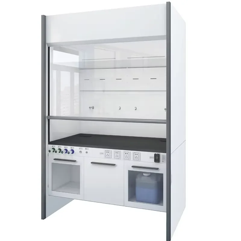 High Quality Metal Framed Laboratory Ventilated Bench with Integrated Power Socket and Splash Proof Plate for Pharmaceutical