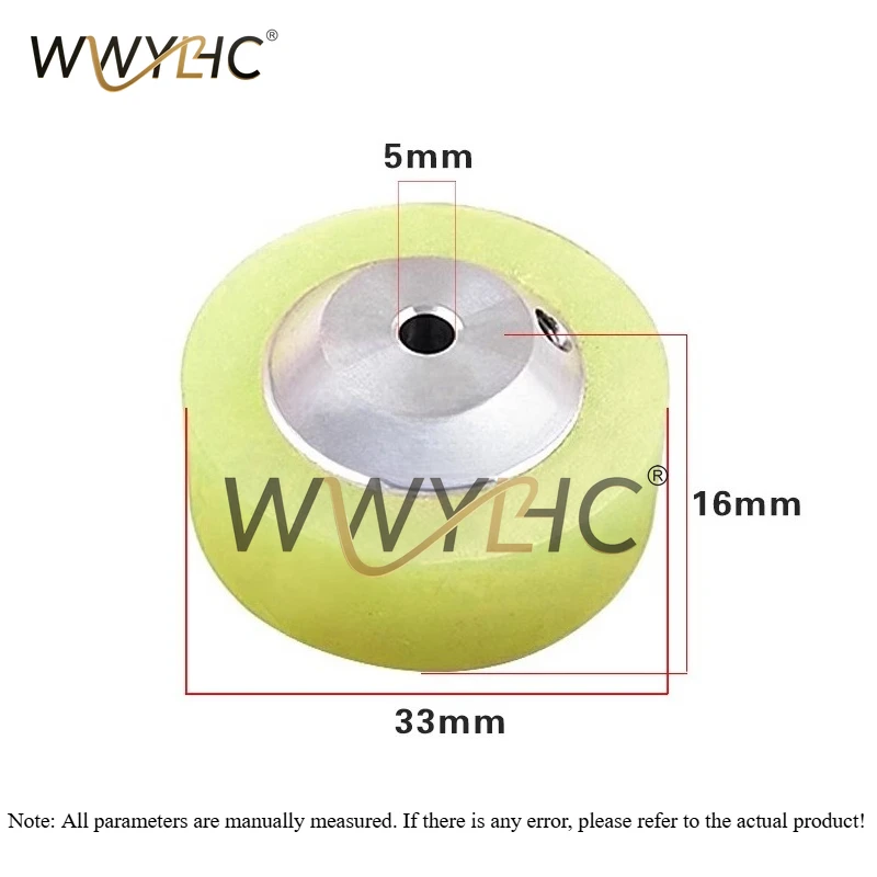 6EC100A747 Urethane Roller A401 Suitable For Upper Head Ø33x16x5mm Suitable For Makino U Series EC32 EC64 EU64 SP43