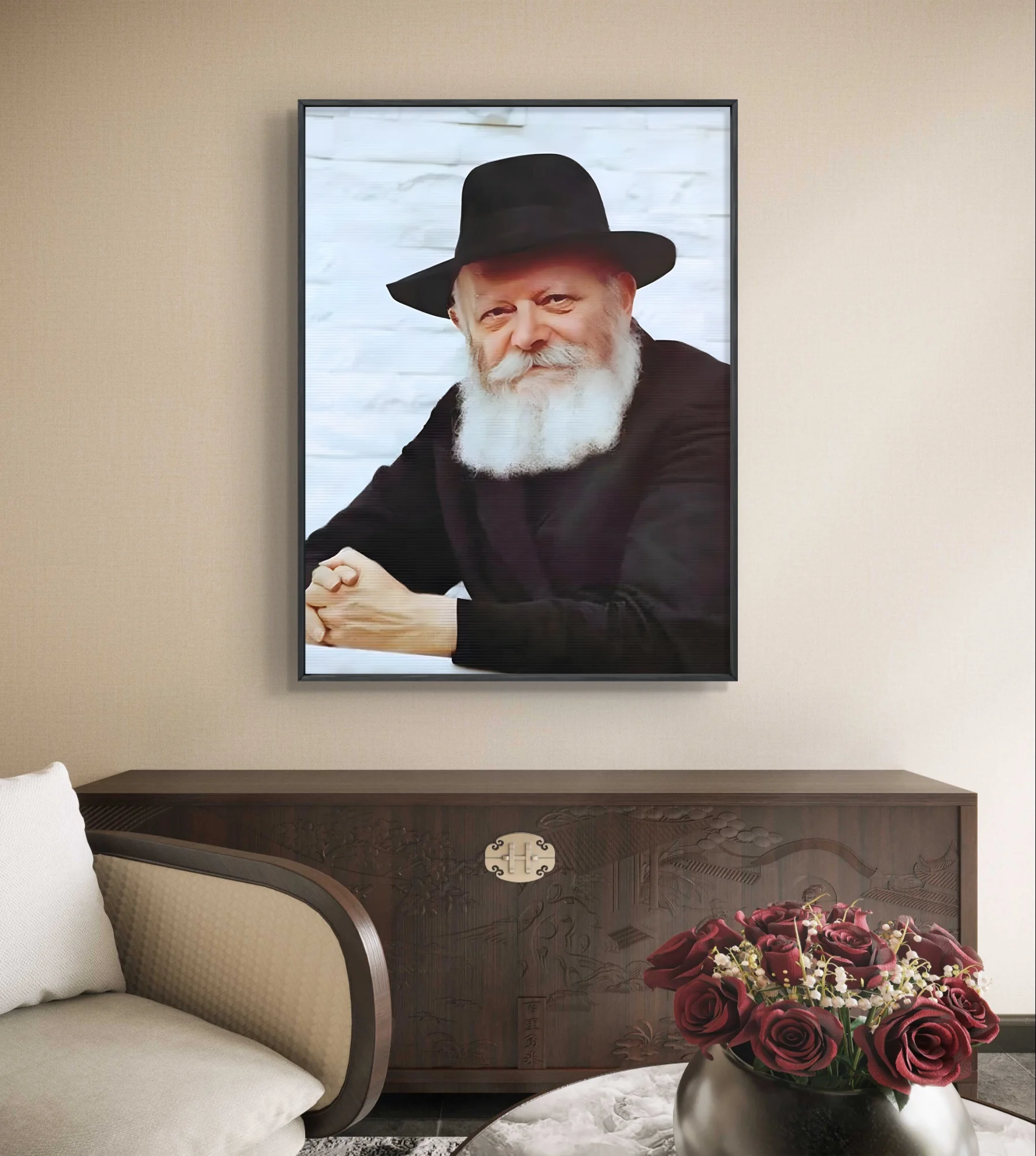 Rabbi 5D AB Diamond Painting Kit Spiritual leader Diy Diamond Embroidery Cross Stitch Hand Gift Jewish People Home Wall Decor