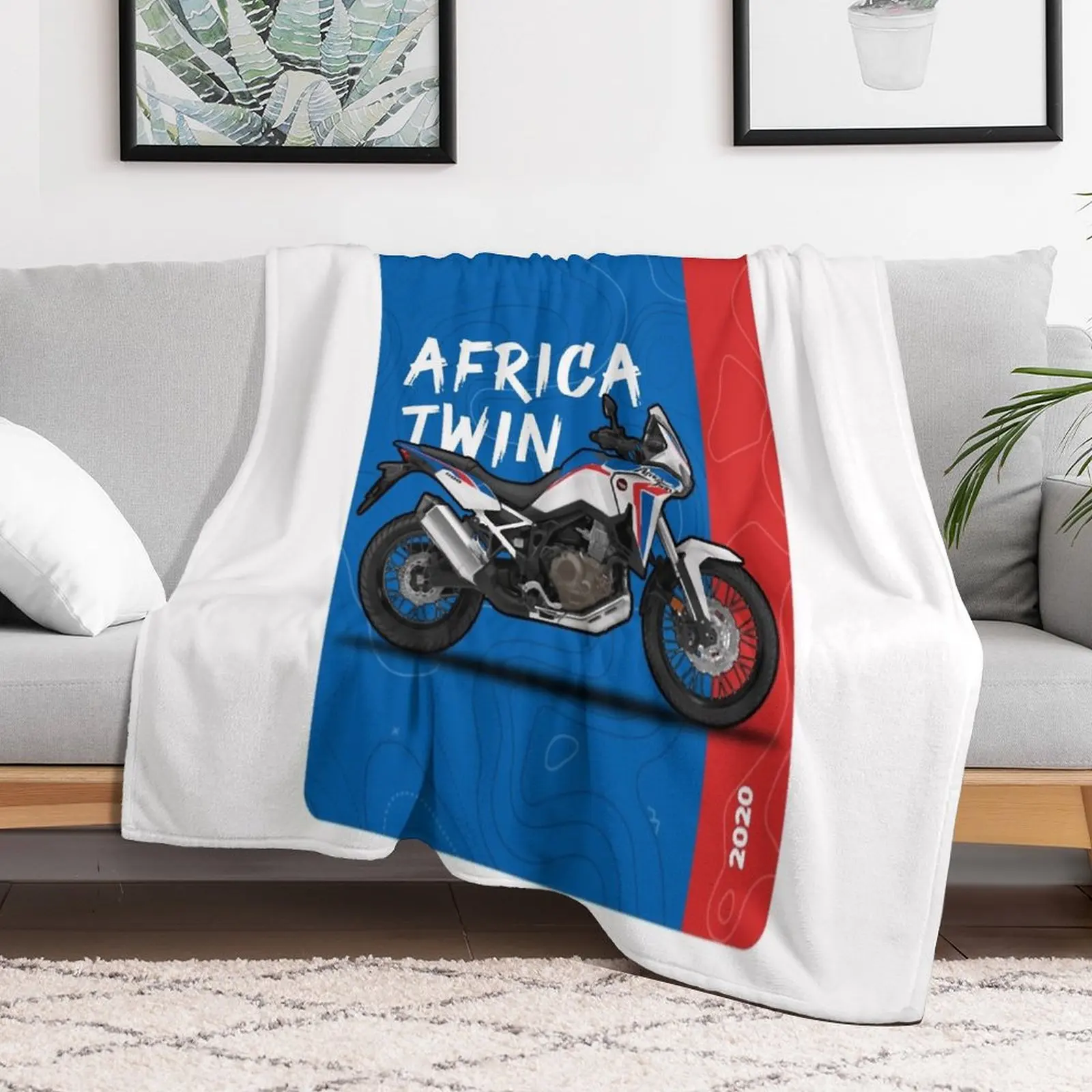 

Africa Twin Throw Blanket bed plaid Sofa Quilt Blankets