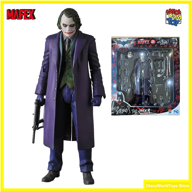 

100% Original MAFEX 051 THE JOKER Ver.2.0 THE DARK KNIGHT In Stock Anime Action Figures Model Toys