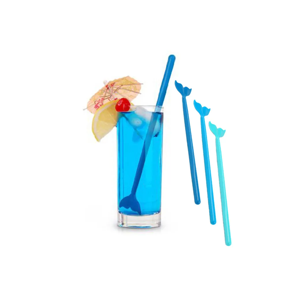 12pcs Whale Tail Stirring Sticks – Eco-Friendly Coffee & Beverage Mixer for Parties, Barbecues, Hawaii Theme