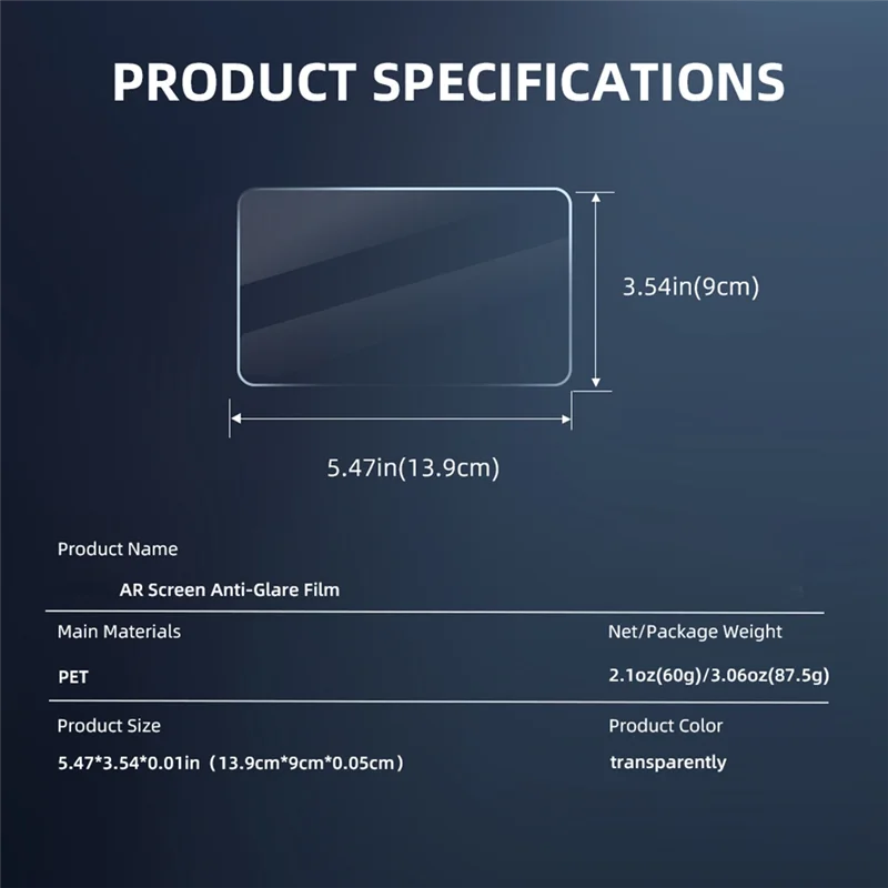 ELEC-AR Screen Protector Lens Protective Film For DJI Mini RC PRO Remote Control Anti-Scratch Screen Protector