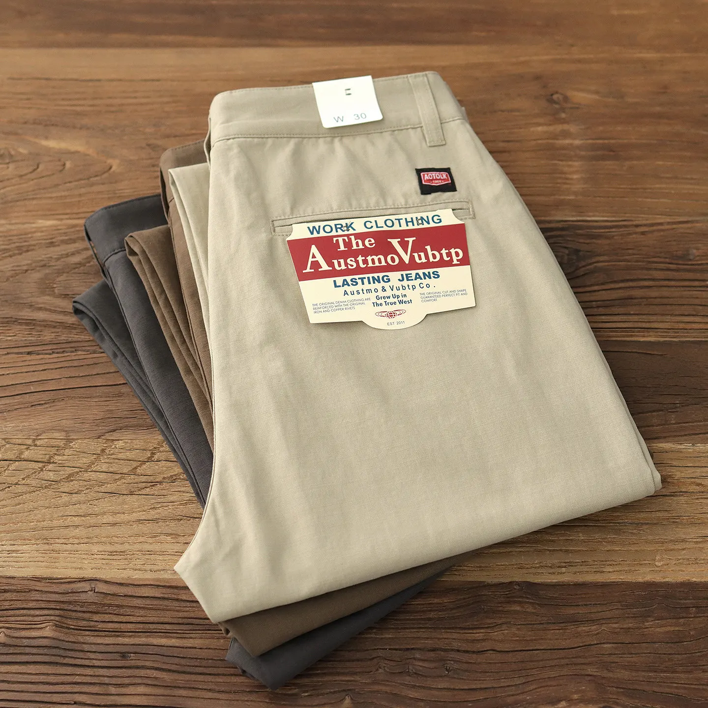 

Новые американские ретро-брюки для мужчин: простые однотонные свободные прямые брюки