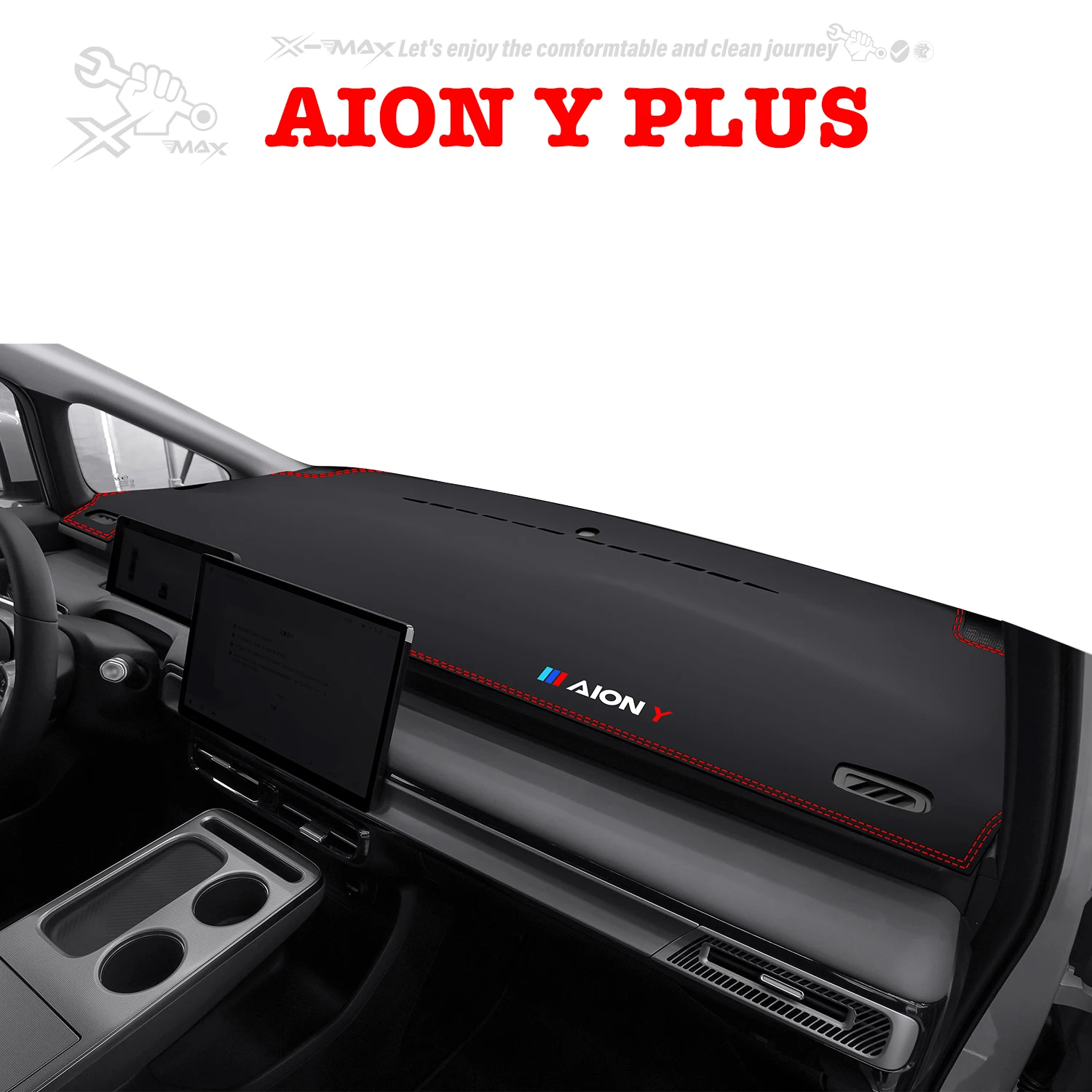 

Left-hand Drive Car Dashboard Mat For AION Y PLUS 2021-2024 Light Blocking Pad Center Console Dash Mat Sunshield Protector