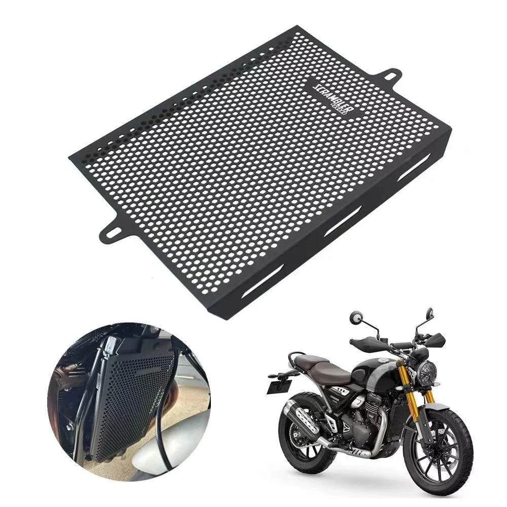 FOR Motorcycle Stainless Steel Water Tank Guard Honeycomb Mesh Anti-Stone Protector for Speed400 Scrambler400X Travel Grade