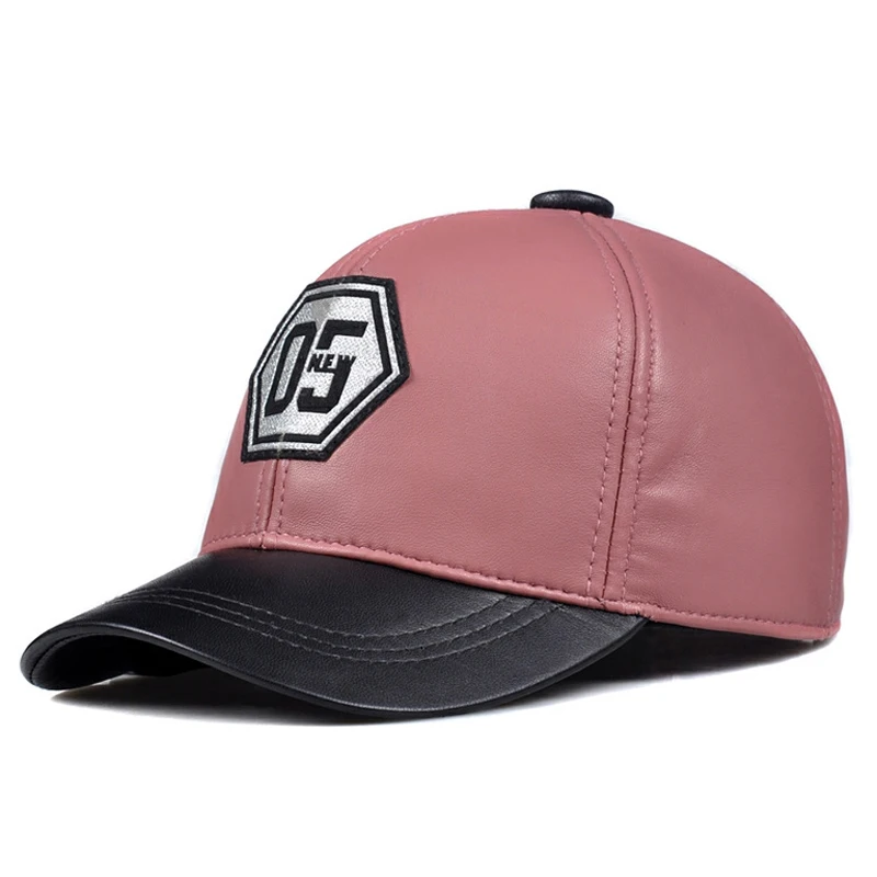 

Free Shipping Spring Women Real Leather Letters Maple Leaf Baseball Caps Men Ladies Casual Hip Hop Hat Man Street Hockey Gorra