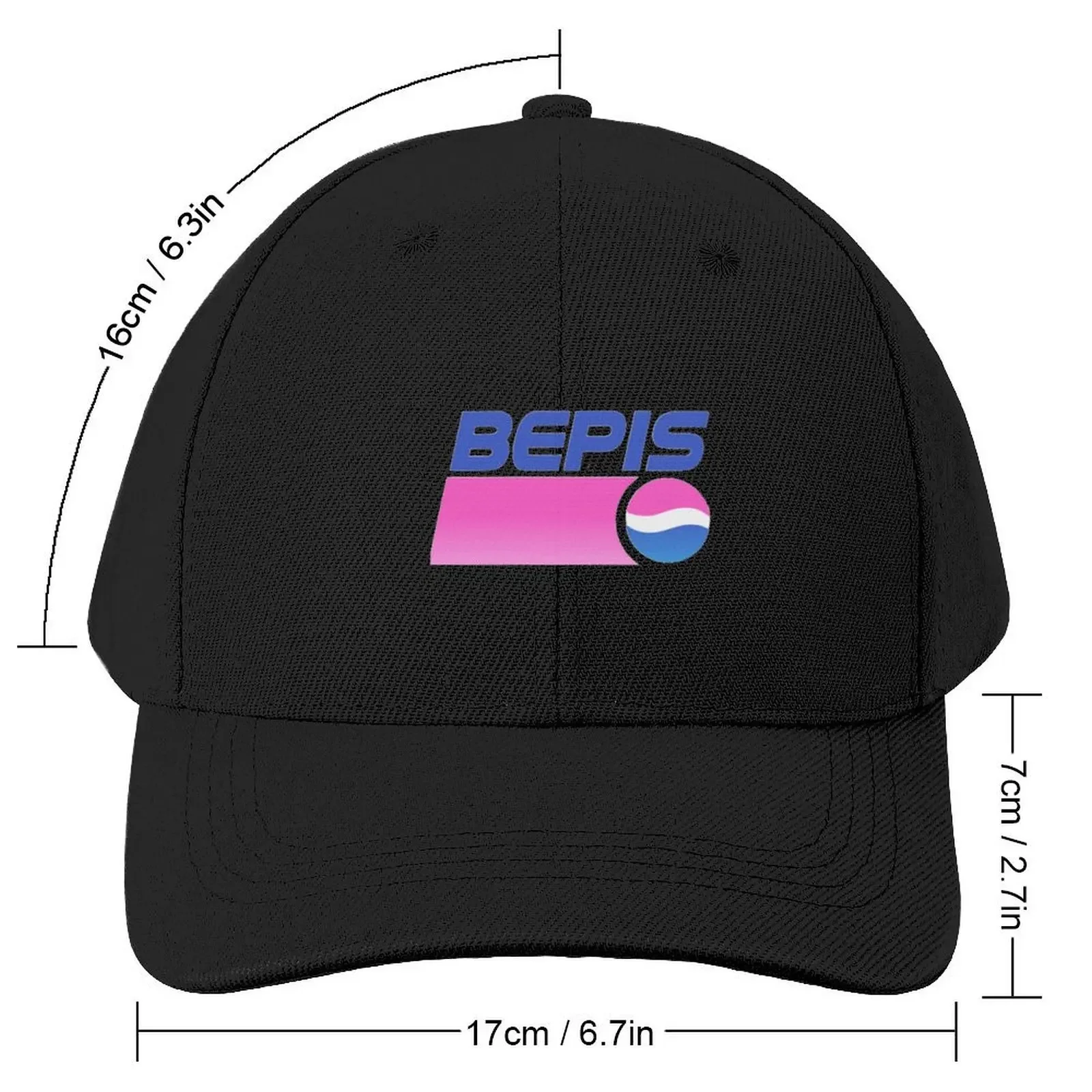 Bepis Cola Official Logo Baseball Cap Ball Cap Anime Hat Caps Women Men's