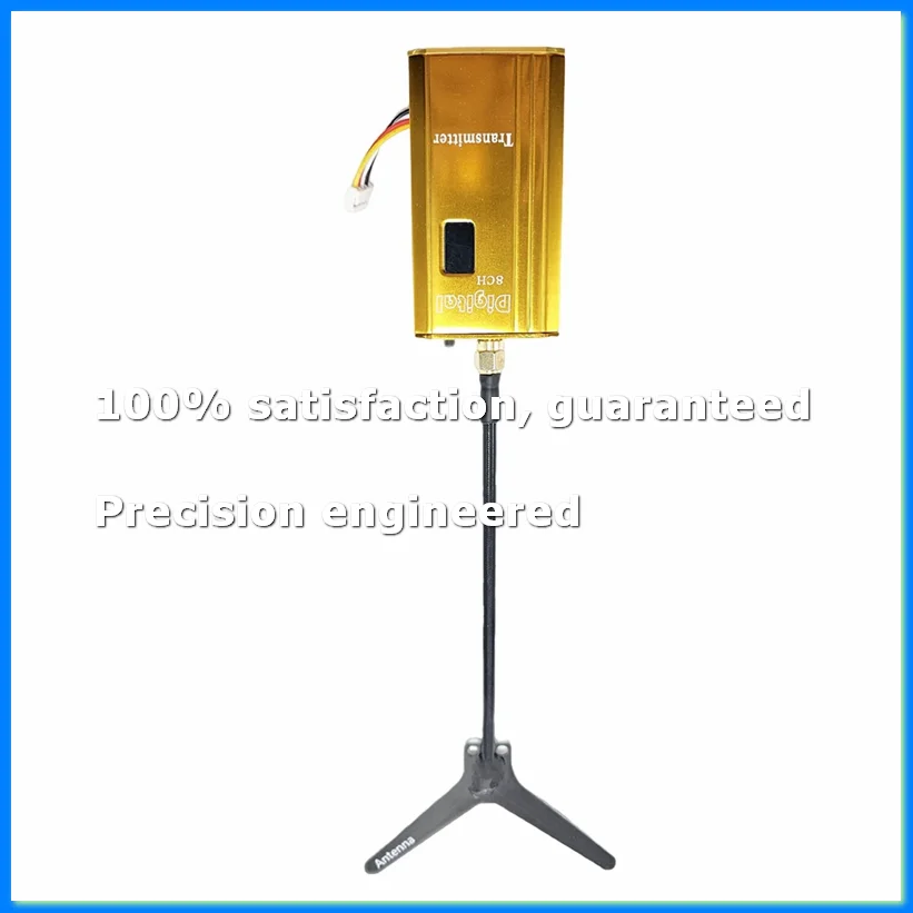 1.2G 1.5W FPV VTX+Antenna 8CH 1500mA Audio Video Transmitter for FPV Quadcopter RC Drone-ELEC