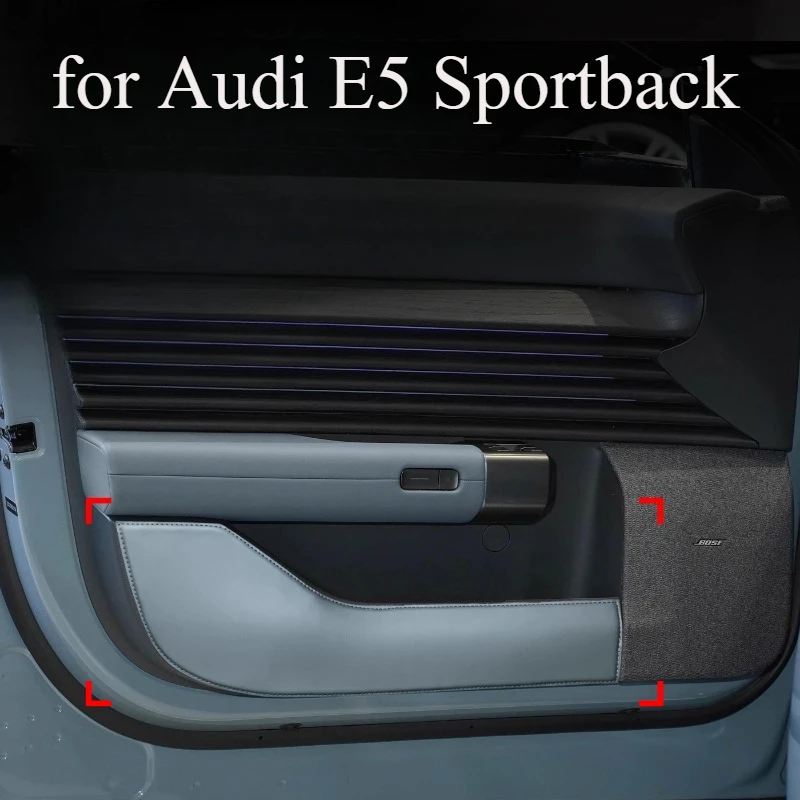 

Door Anti-kick Pad for Audi E5 Sportback Car Leather Mat Trim Accessories