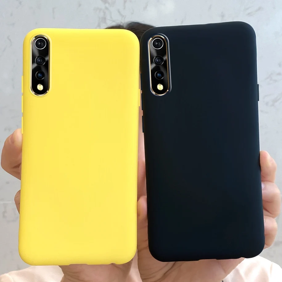 Liquid Silicone Case For Vivo V17 Neo Cover For Vivo S1 2019 1907 V1913A Soft TPU Slim Phone Cases For Vivo Y7s Z5 VivoS1 Bumper