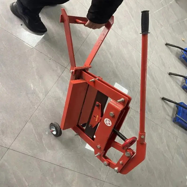 -For New Machine for Manually Pressing Manganese Steel Blades with Bearing for Cutting Building Bricks Foldable &