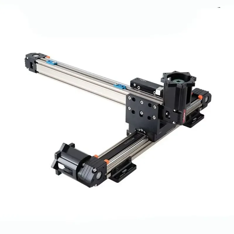 High Precision Linear Guide Double Axis Cross Gantry Synchronous Belt Drive Linear Module XY Linear Stage Actuator