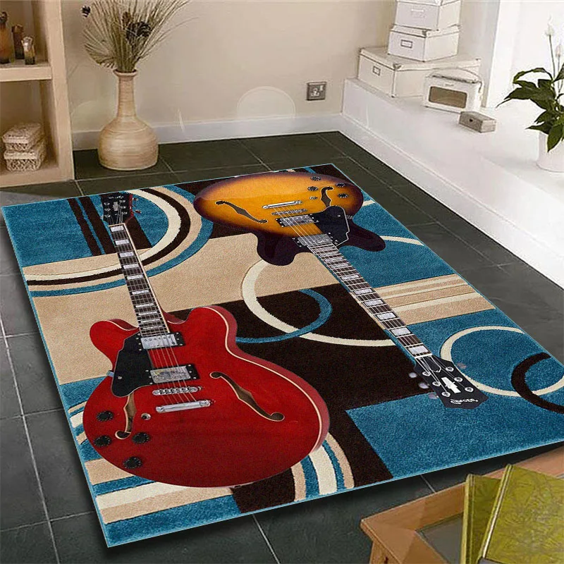 Musical Room Guitar Room Bedroom Carpet Picnic Mat Home Living Room Carpet Furniture Decor Picnic Mat Washroom Floor Mat Decor