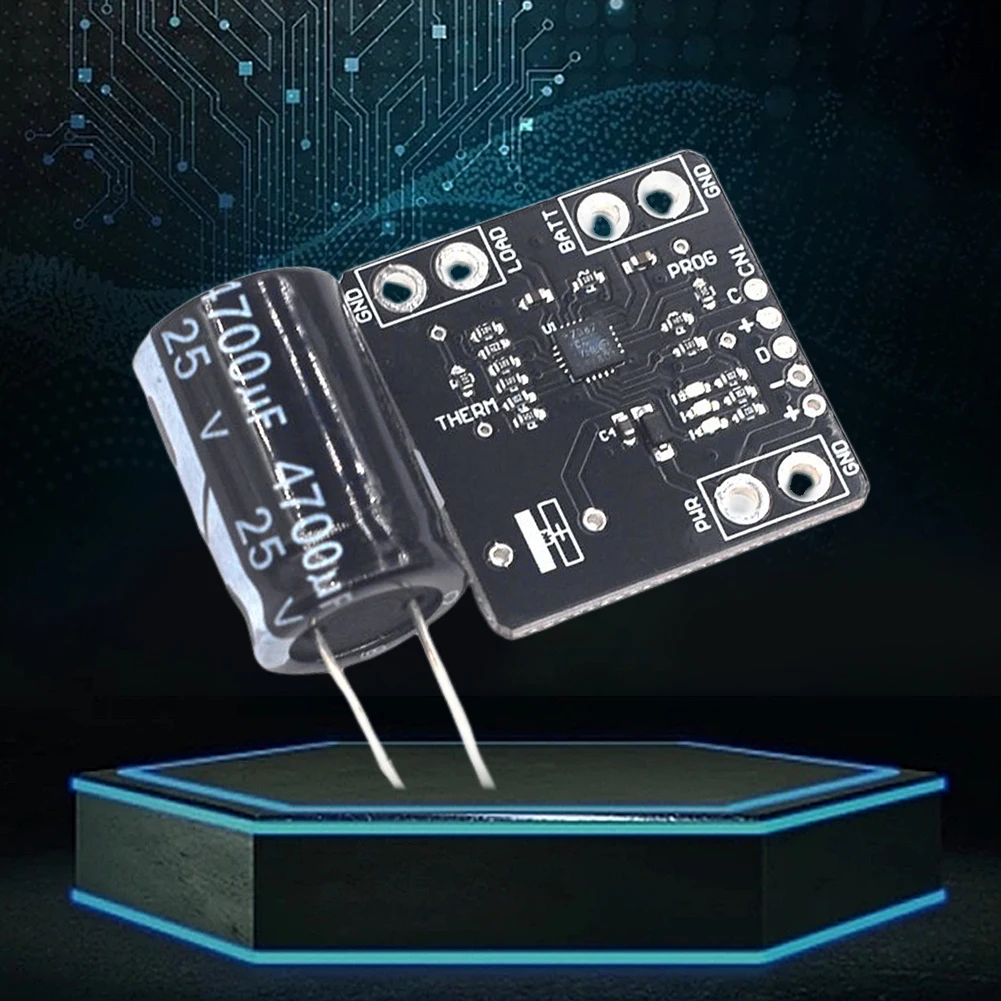 MCP73871 وحدة شاحن بطارية 4.2 فولت 1A بوليمر شاحن مجلس USB الشمسية ليبولي ليثيوم لون تحميل توزيع النظام المتكامل #5