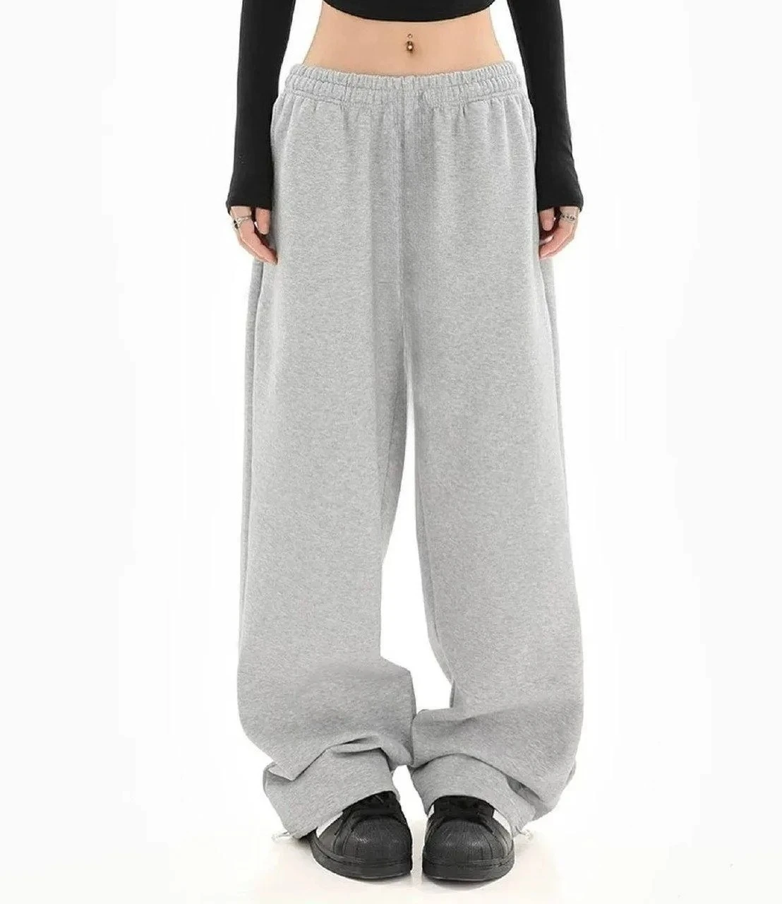 

Men's Autumn and Winter Straight-leg Sweatpants Unisex Casual Fashion Versatile Loose Street Style Oversized Loose Casual