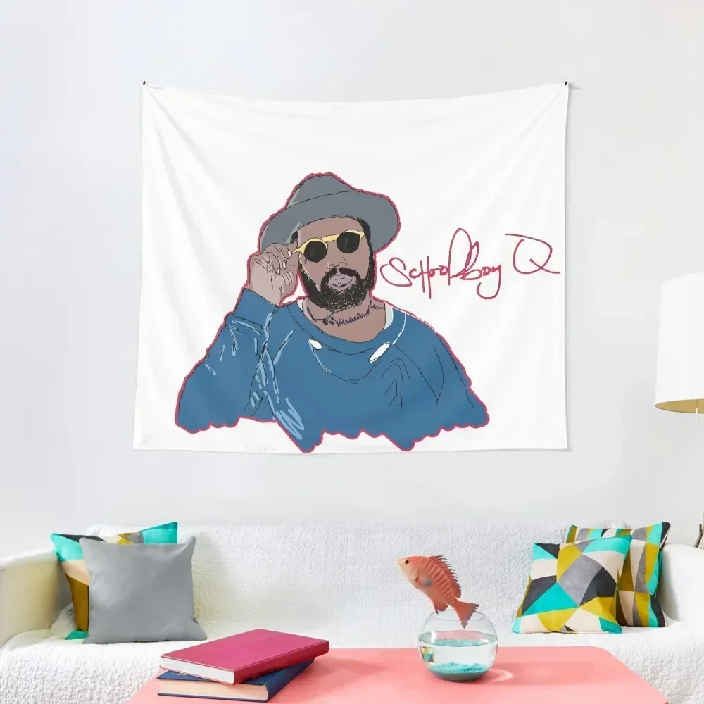 

ScHoolboy Q - Cartoon Tapestry Bedroom Decor Room Decor For Girls Tapestry