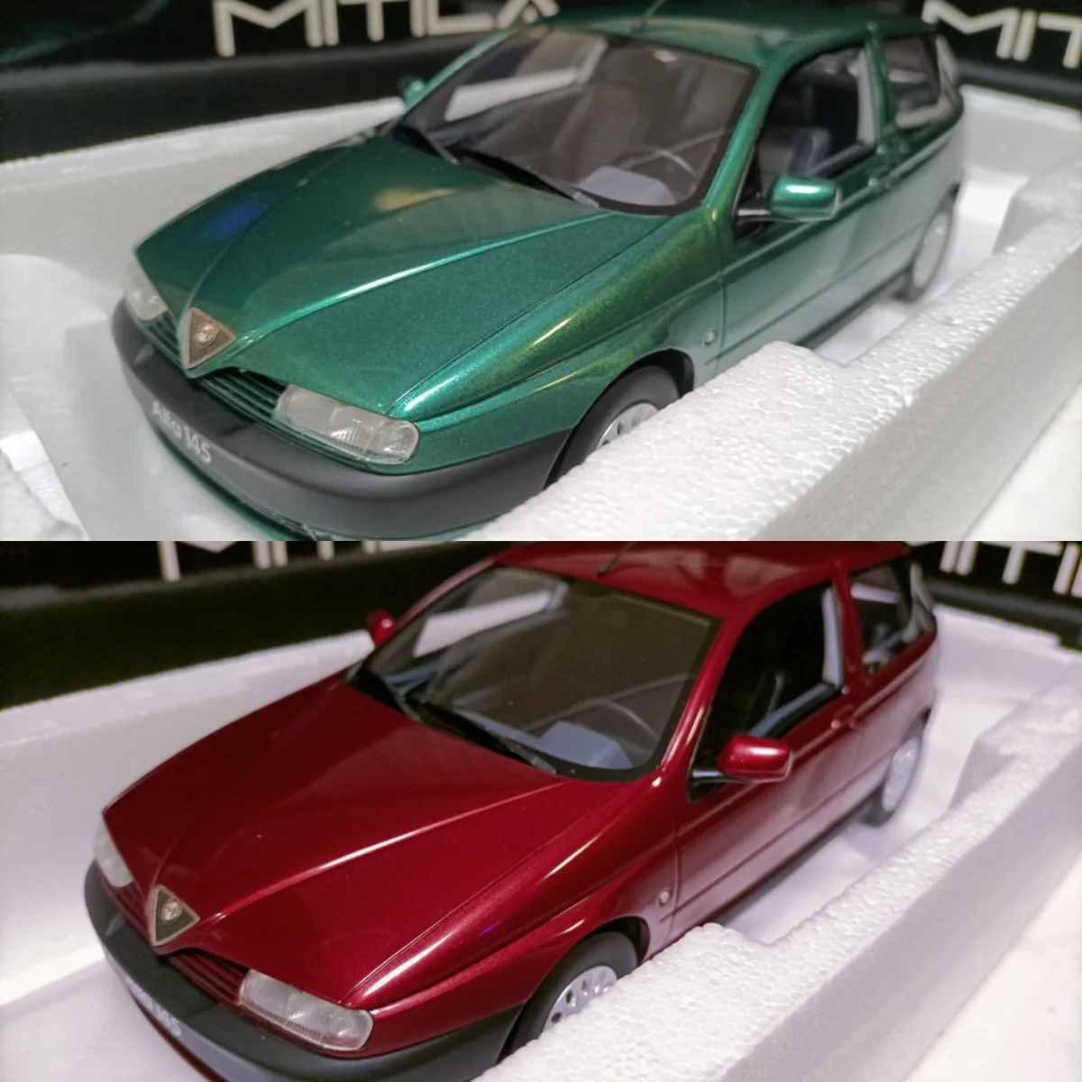 MITICA 1:18 Alfa 145 1.7 16V 1995 Simulation Limited Edition Resin Metal Static Car Model Toy Gift