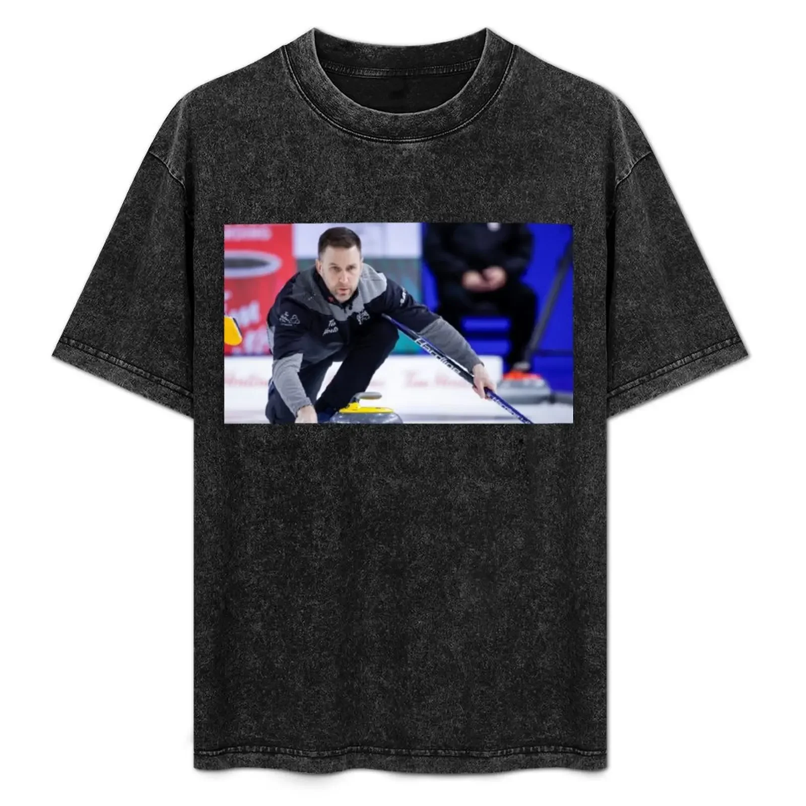 

Brad Gushue T-Shirt Anti-Fade Casual Tee Shirt
