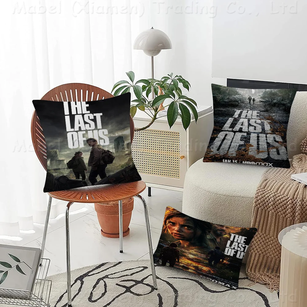 The Last Of Us Action Adventure Survival Office Cushion Pillowcase Car Cushion Cover45X45CM Lumbar Pillowcase Sofa Pillowcover