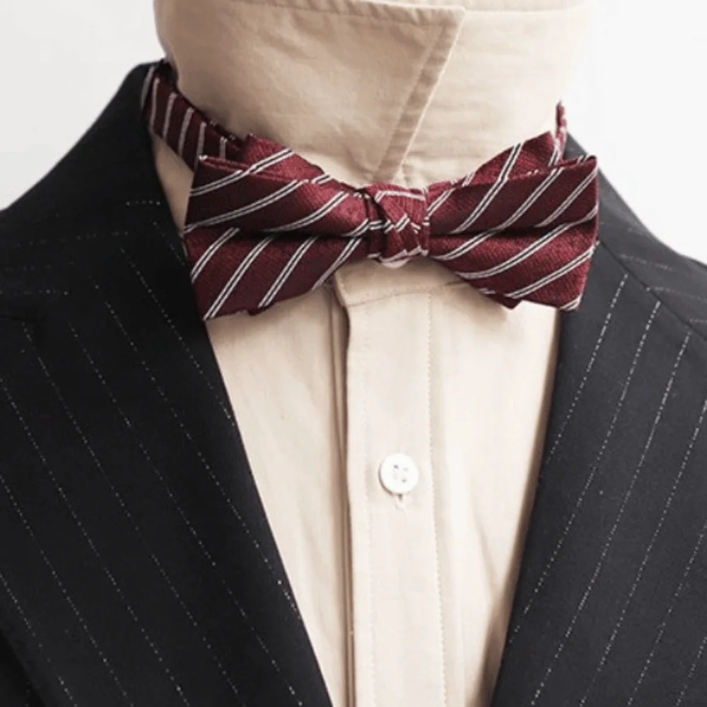 الإبداعية قابل للتعديل الأحمر سلسلة ربطة القوس فيونكة لينة Bowknot الرجال ربطة العنق المشارب زهرة العريس رفقاء مأدبة