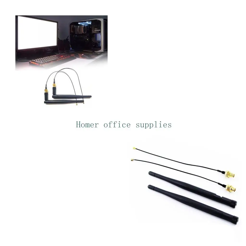 

K43B 2Pieces 3DB Antennas for Banana NetworkRange Router Development Board WiFi