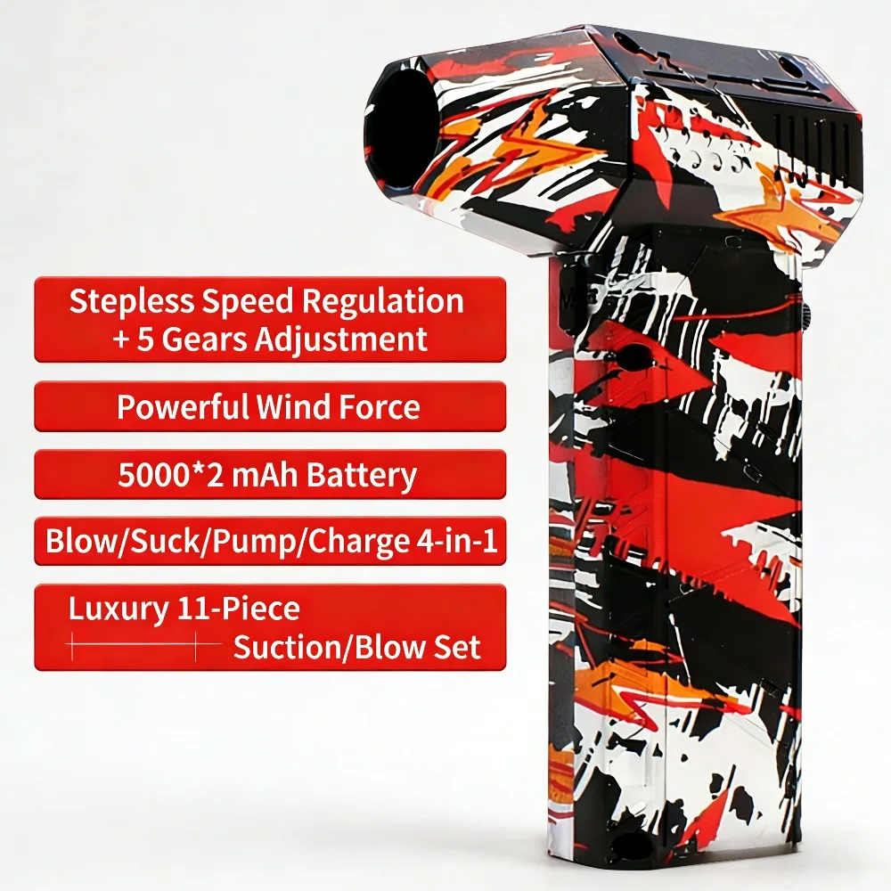 

Фен L6 перезаряжаемый, 200000 об/мин, 53 м/с, с бесщеточным двигателем, для удаления пыли и снега