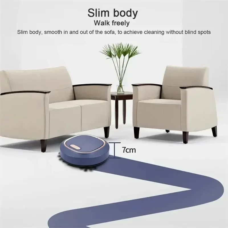 Xiaomi Smart Sweeping Robot Silent Vacuum Cleaner Sweep Mop Brush 3-in-1 Multi-function Intelligent Automatic Vacuum Cleaner