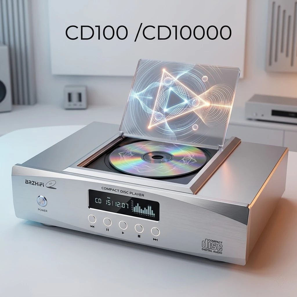 

CD-плеер Sound Maker-BRZHIFI CD100&CD10000 с верхней загрузкой, балансным выходом, цифровым декодированием и Hi-Fi звуком