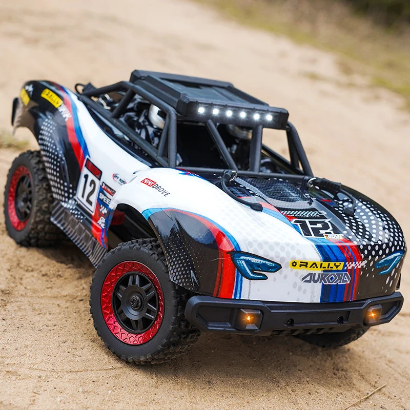 

18104 1/18 2.4ghz Carbon Brush 4WD RC Desert Trucks RTR All Terrain Short Course Truck, Max 31km/h Fast RC Cars for Adults Boys