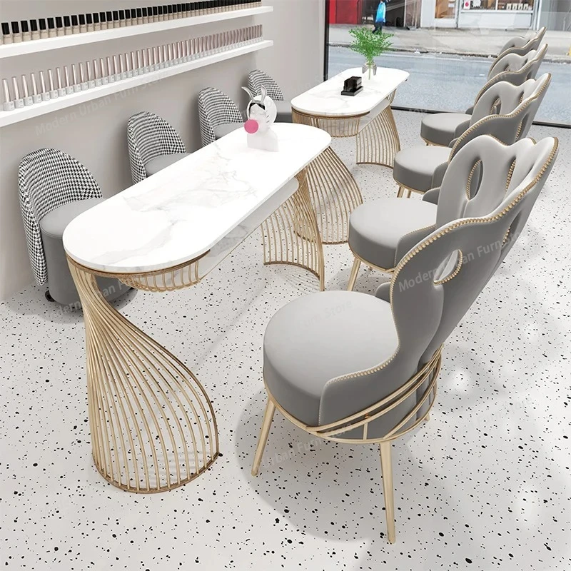 

Профессиональный маникюрный стол для салона красоты, стол для дизайнеров ногтей, рабочее место мастера маникюра