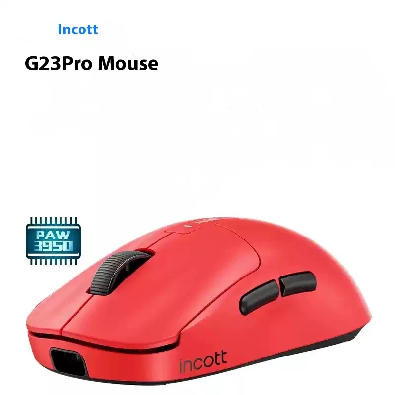 

Incott G23 Pro Mouse Hot Swap Micro Motion Lightweight E-sports Gaming Tri-mode 8K Wireless Bluetooth PAW3395 Office Gift