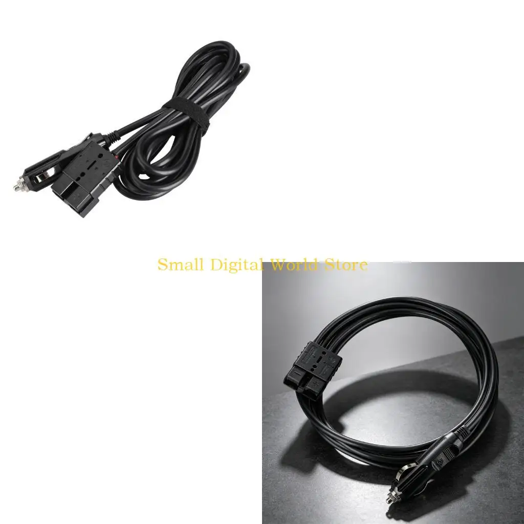 77UB Vehicle Auxiliary Power Cable, 3.0m 12V 24V Wiring Cord with SB50 End, Polarity Marks, and Flexible Power Reach for Direct