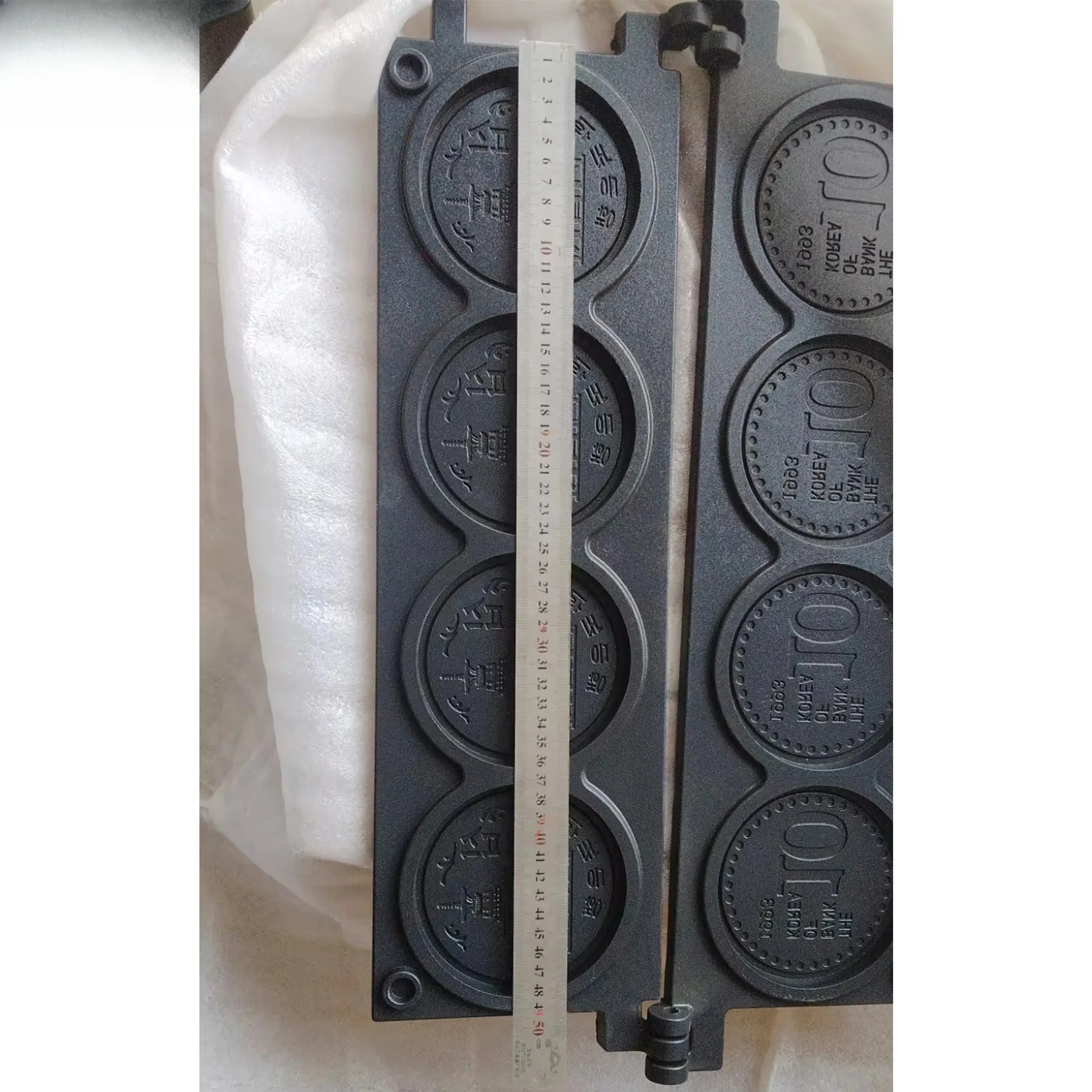 Korean Gold Coin Bread Mould 4PCS Waffle Maker Replacement Mold