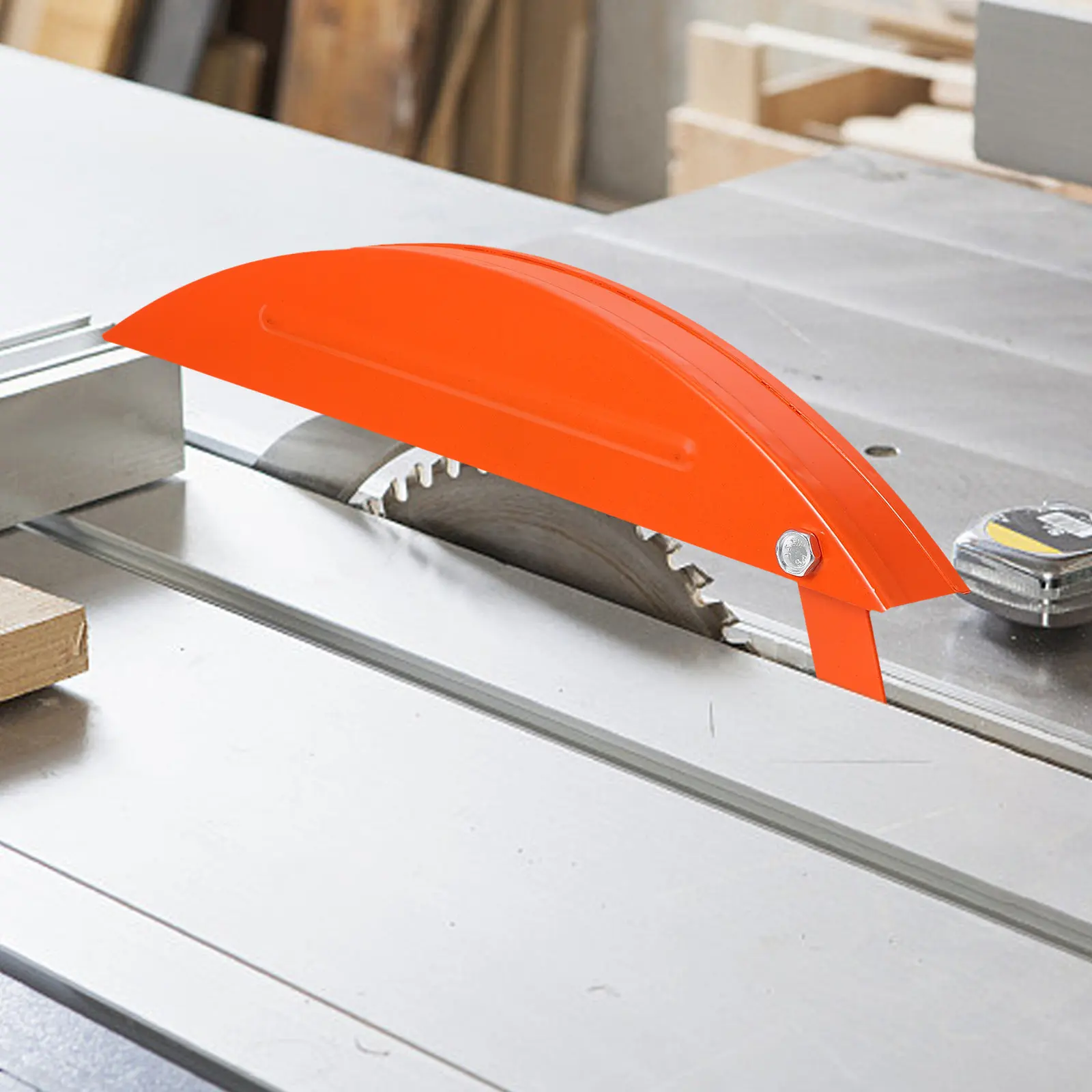 Table Saw Cover Protective Guard Dust Proof Sturdy Metal Blade Cover For Woodworking Safety Universal Saw Protector Workshop - view 3