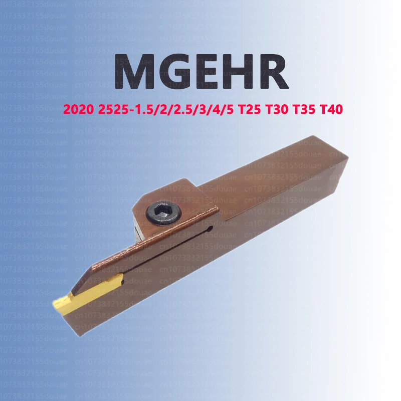 Mgehr-barra de Ferramentas de Corte de Alongamento Ferramenta de Corte Porta-ferramentas de Slotting Aço de Mola Mgehr20232 Mgehr25253 T20 T25 T30 T35 T40 2023 2525